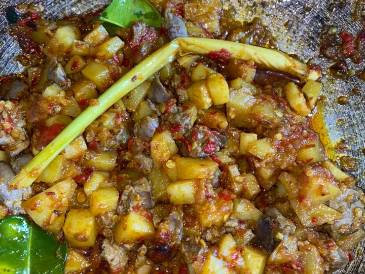 Langkah Gampang Membuat Resep Sambal goreng kentang dan ati ampela ❤️💕 yang Menggugah Selera Anti Ribet, Uenak Banget
