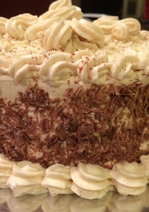 A picture of Chocolate gateau.