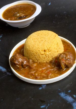 Maroccan couscous ainihin hoton girkin