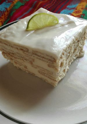 A picture of Icebox Cake (Carlota de Limón, Cookie Cake).