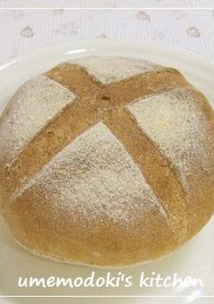 A picture of Pain de Campagne with Bread Flour and Cake Flour -Version.
