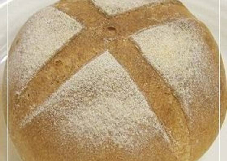 How to Prepare Homemade Pain de Campagne with Bread Flour and Cake Flour -Version