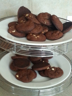A picture of Devils chocolate drop cookies.