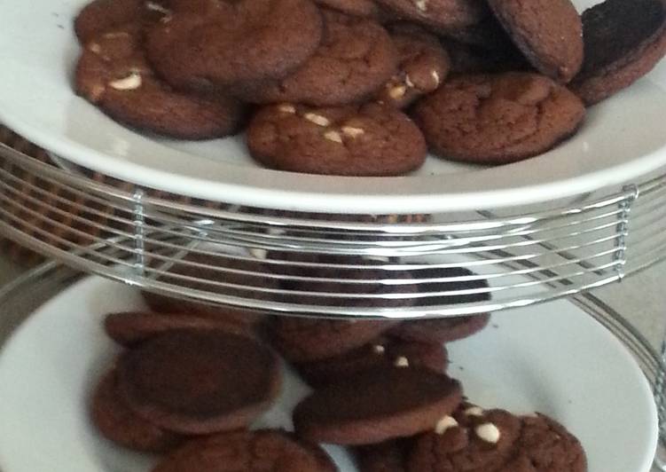 Recipe of Super Quick Homemade Devils chocolate drop cookies