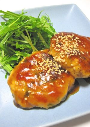 A picture of Furaibo Style ~ Chicken Tofu Burgers.