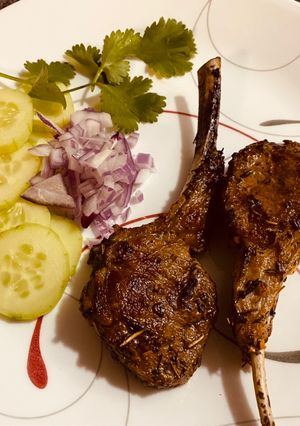 A picture of Lamb sirloin chops.