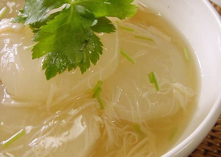 Step-by-Step Guide to Make Speedy Lightly Seasoned Scallop Flavored Daikon Radish