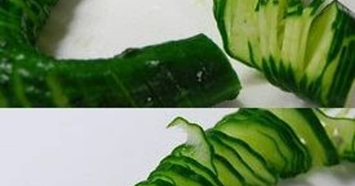 Accordion Cucumbers Recipe by cookpad.japan Cookpad