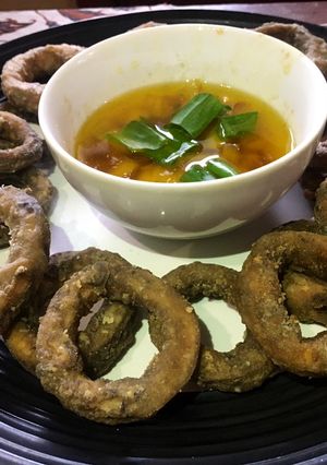 Foto resep 1. Black Calamary Ring / Cumicumi SukaSuka