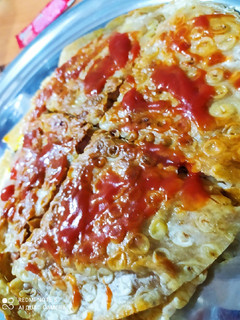 عکسی از دستور پیتزای تابه ای تخم مرغ 🍳🍕