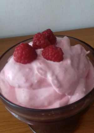 Málnahab recept fotója