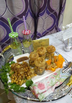 A picture of Chatpata shot platter.