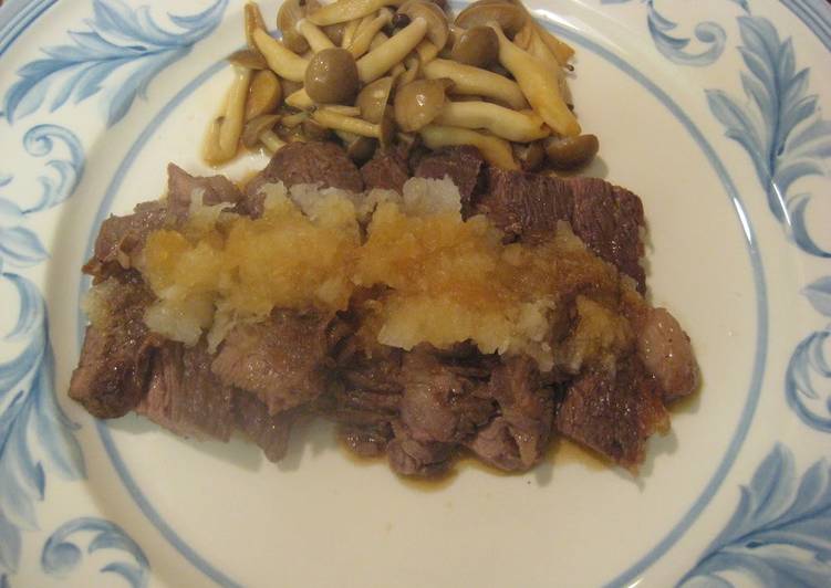 5 Things You Did Not Know Could Make on Steak with Homemade Grated Daikon Radish Sauce