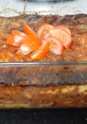 A picture of My 3 Tier Lasagne 😀.
