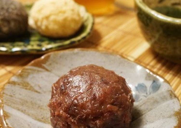 How to Make Super Quick Homemade 3 Types of Adzuki Bean Mochi