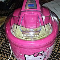 A picture of Homemade Ice Cream with Hello Kitty ;) Ice Cream Maker.