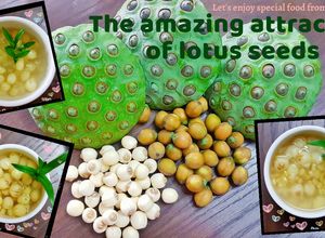 Hình của món Chè hạt sen tươi nha đam.