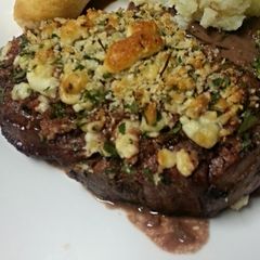 A picture of Bleu Cheese Crusted Filet Mignon.