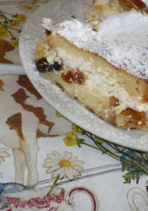 "Bécsi" sült, túrós kalács recept fotója