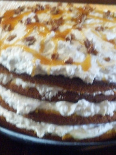 A picture of Pumpkin Torte.