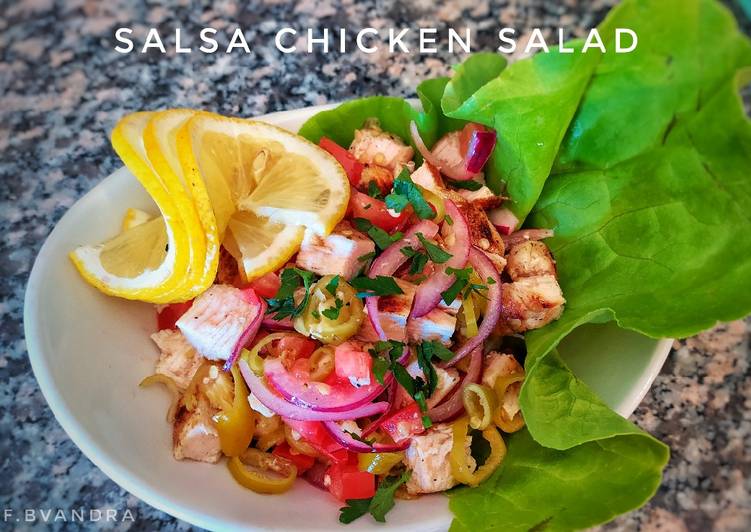 Langkah Mudah Menyiapkan Salsa Chicken Salad Top Enaknya