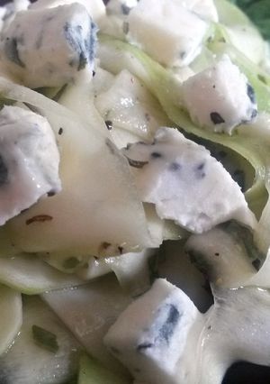 A picture of Sig's Courgette Salad with Dolcelatte.