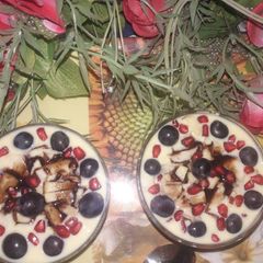 A picture of Fruits custard.