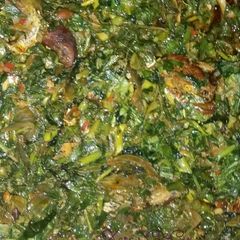 A picture of Rich vegetable soup.
