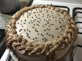 Torta de Cumpleaños con crema chantilly