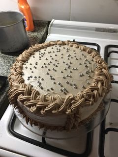 Una foto de Torta de Cumpleaños con crema chantilly
