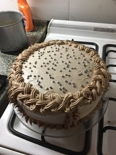 Una foto de Torta de Cumpleaños con crema chantilly