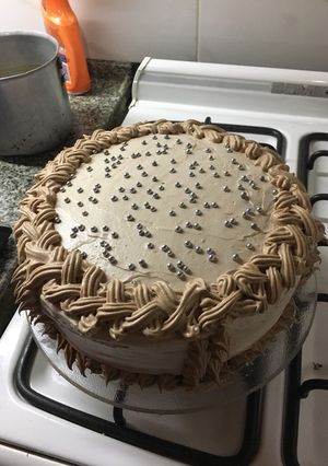 Una foto de Torta de Cumpleaños con crema chantilly