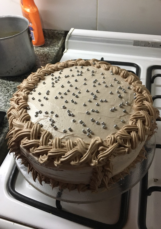 Una foto de Torta de Cumpleaños con crema chantilly