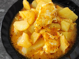 Guiso de papas con huevo