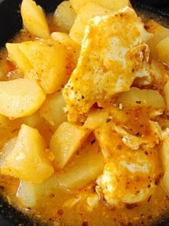 Una foto de Guiso de papas con huevo