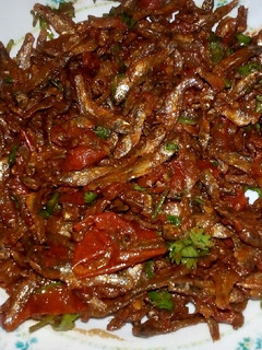 A picture of Fried omena.