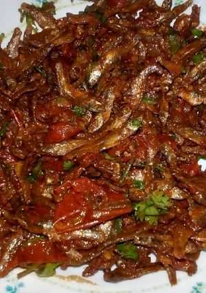 A picture of Fried omena.
