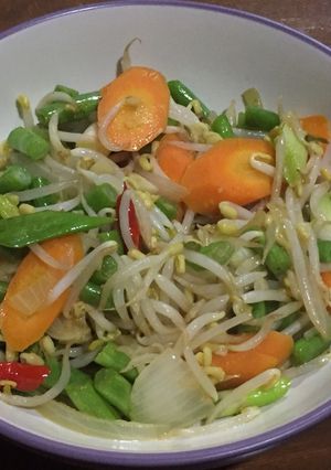 Foto resep Tumis toge buncis wortel
