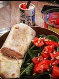Wrap healthy au blanc de dinde