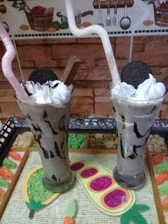 صورة لوصفة ميلك شيك أوريو