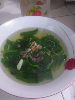 Foto resep Jangan Menir (sayur bayam)