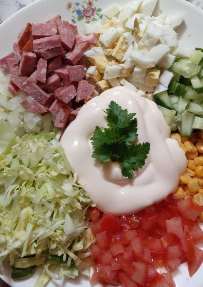 Салат 🥗 "Ромашка"