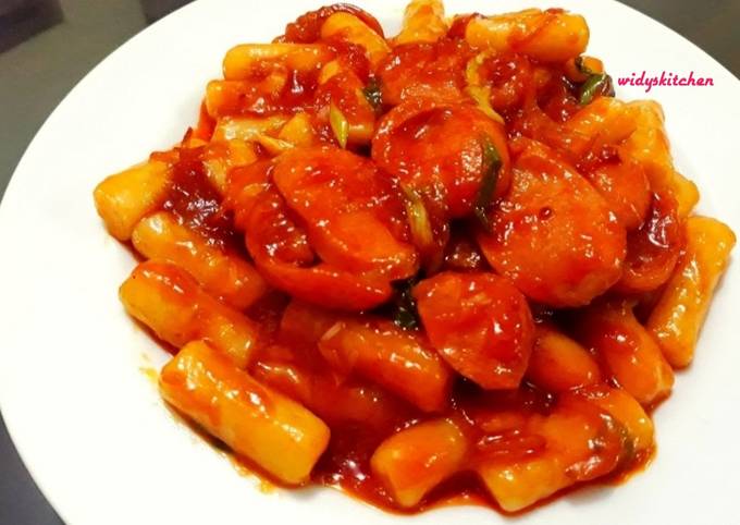 Resep Tteokbokki Toppoki Ala Korea Oleh Widys Kitchen Cookpad