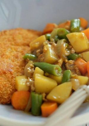 Foto resep Dori Katsu Kare Jepang