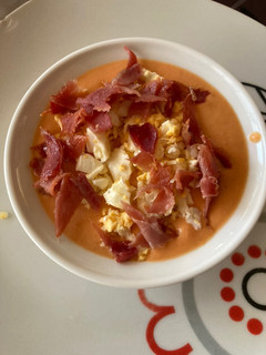 Una foto de Salmorejo cordobés