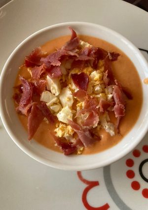 Una foto de Salmorejo cordobés