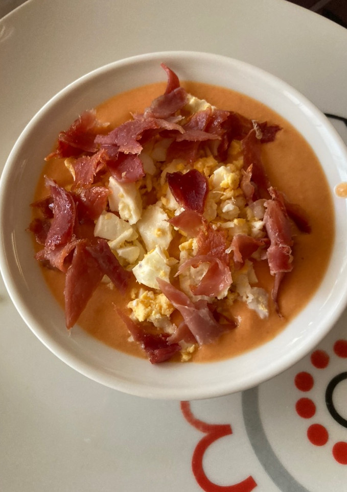 Una foto de Salmorejo cordobés