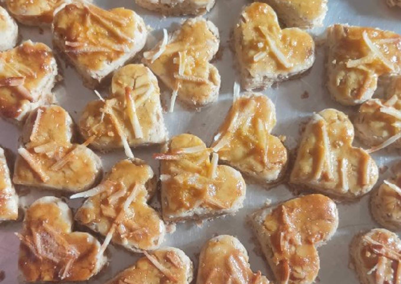 Garlic Cheese Oat Cookies (Gluten Free)