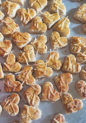 Foto resep Garlic Cheese Oat Cookies (Gluten Free)