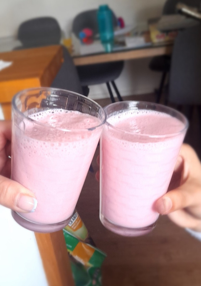 Una foto de Batido Rosa